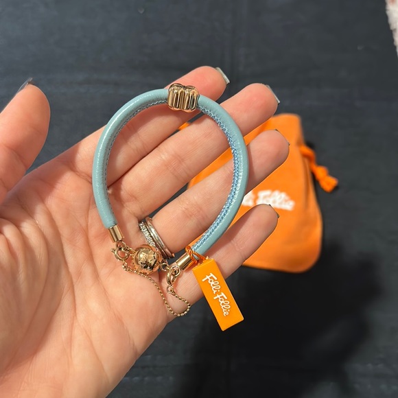 Folli Follie leather charm bracelet - Picture 1 of 6